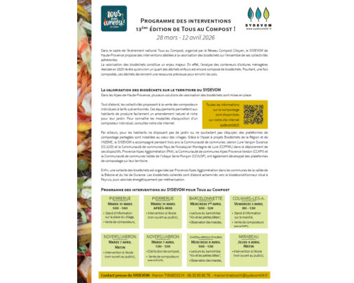 Mars 2026 – Tous au Compost !