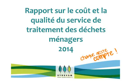 Rapport déchets 2014